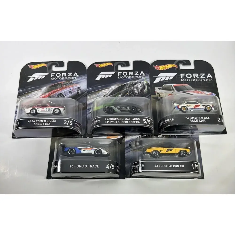 Hot Wheels Forza Motorsport 2016 - 5 Car Set - Open Box